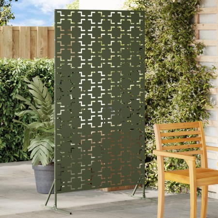 Panel de Cerca de Metal Verde Oliva Grande Con Patrón von , Zaunpaneele - Ref: Foro24-868580, Preis: 117,10 €, Rabatt: %