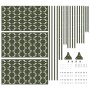 Panel de Cerca de Metal Verde Oliva Grande Con Patrón von , Zaunpaneele - Ref: Foro24-868580, Preis: 117,10 €, Rabatt: %