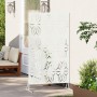 Panel de Cerca de Metal Blanco Metal Grande Diseño Decorativo | Foro24.es | Tu tienda online para hogar, jardín y más Foro24.es