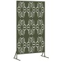 Panel de Cercado de Metal Verde Oliva Metal Grande Con Patrón | Foro24.es | Tu tienda online para hogar, jardín y más Foro24.es