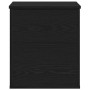 Caja de almacenamiento en color negro con acabado de roble, tamaño 40x42x46 cm, hecha de madera ingenierizada von , Aufbewahr...
