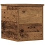 Caja de almacenaje con tapa madera envejecida 30x35x35 cm von , Aufbewahrungskisten - Ref: Foro24-868693, Preis: 36,60 €, Rab...
