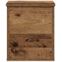 Caja de almacenaje con tapa madera envejecida 30x35x35 cm von , Aufbewahrungskisten - Ref: Foro24-868693, Preis: 36,60 €, Rab...