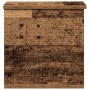 Caja de almacenaje con tapa madera envejecida 30x35x35 cm von , Aufbewahrungskisten - Ref: Foro24-868693, Preis: 36,60 €, Rab...
