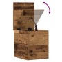 Caja de almacenaje con tapa madera envejecida 30x35x35 cm von , Aufbewahrungskisten - Ref: Foro24-868693, Preis: 36,60 €, Rab...