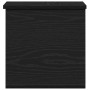 Caja de almacenaje con tapa madera roble negro 30x35x35 cm de , Baúles de almacenamiento - Ref: Foro24-868695, Precio: 38,83 ...