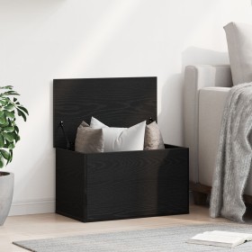Caja de almacenaje con tapa madera roble negro 60x35x35 cm von , Aufbewahrungskisten - Ref: Foro24-868704, Preis: 55,61 €, Ra...