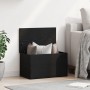 Caja de almacenaje con tapa madera roble negro 60x35x35 cm von , Aufbewahrungskisten - Ref: Foro24-868704, Preis: 55,61 €, Ra...