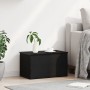 Caja de almacenaje con tapa madera roble negro 60x35x35 cm von , Aufbewahrungskisten - Ref: Foro24-868704, Preis: 55,61 €, Ra...