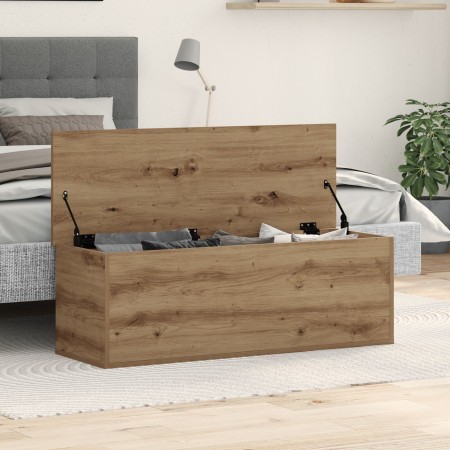 Caja de Almacenamiento de Roble Artesanal 102x35x35 cm de Madera de Ingeniería von , Aufbewahrungskisten - Ref: Foro24-868721...