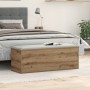 Caja de Almacenamiento de Roble Artesanal 102x35x35 cm de Madera de Ingeniería von , Aufbewahrungskisten - Ref: Foro24-868721...
