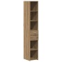 Alto armario Negro Roble 30x42,5x185 cm Madera elaborada | Foro24.es | Tu tienda online para hogar, jardín y más Foro24.es