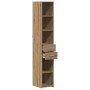 Alto armario Negro Roble 30x42,5x185 cm Madera elaborada | Foro24.es | Tu tienda online para hogar, jardín y más Foro24.es