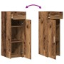 Aparador de madera de ingeniería envejecida 30x42,5x93 cm | Foro24.es | Tu tienda online para hogar, jardín y más Foro24.es