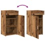 Aparador de madera de ingeniería envejecida 30x42,5x93 cm | Foro24.es | Tu tienda online para hogar, jardín y más Foro24.es