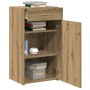 Aparador de madera de ingeniería roble artisan 30x42,5x93 cm von , Sideboards - Ref: Foro24-868760, Preis: 94,95 €, Rabatt: %