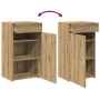 Aparador de madera de ingeniería roble artisan 30x42,5x93 cm von , Sideboards - Ref: Foro24-868760, Preis: 94,95 €, Rabatt: %