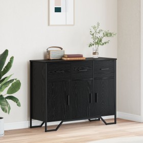 Aparador de Roble Negro 97x32.5x74.5 cm Madera MDF von , Sideboards - Ref: Foro24-868778, Preis: 133,89 €, Rabatt: %