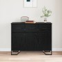 Aparador de Roble Negro 97x32.5x74.5 cm Madera MDF von , Sideboards - Ref: Foro24-868778, Preis: 133,89 €, Rabatt: %