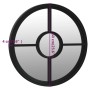 Black round iron mirror for indoor use 60x4 cm by vidaXL, Mirrors - Ref: Foro24-3093530, Price: 92,25 €, Discount: %