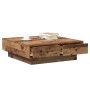 Mesa de Café Madera Antigua Madera Recuperada 90 x 90 x 28 cm by , Coffee table - Ref: Foro24-868802, Price: 122,00 €, Discou...