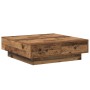 Mesa de Café Madera Antigua Madera Recuperada 90 x 90 x 28 cm by , Coffee table - Ref: Foro24-868802, Price: 122,00 €, Discou...