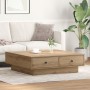 Mesa de Café Roble Artesanal Chapa, MDF 90 x 90 x 28 cm | Foro24.es | Tu tienda online para hogar, jardín y más Foro24.es