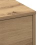 Mesa de Café Roble Artesanal Chapa, MDF 90 x 90 x 28 cm | Foro24.es | Tu tienda online para hogar, jardín y más Foro24.es