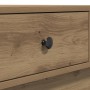 Mesa de Café Roble Artesanal Chapa, MDF 90 x 90 x 28 cm | Foro24.es | Tu tienda online para hogar, jardín y más Foro24.es