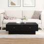 Mesa de Café Roble Negro Madera elaborada 90 x 90 x 28 cm by , Coffee table - Ref: Foro24-868804, Price: 129,49 €, Discount: %