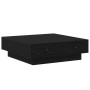 Mesa de Café Roble Negro Madera elaborada 90 x 90 x 28 cm by , Coffee table - Ref: Foro24-868804, Price: 129,49 €, Discount: %