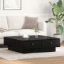 Mesa de Café Roble Negro Madera elaborada 90 x 90 x 28 cm by , Coffee table - Ref: Foro24-868804, Price: 129,49 €, Discount: %