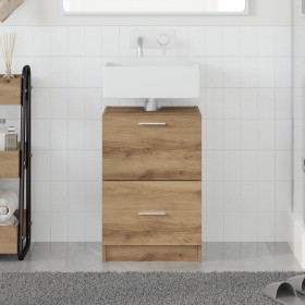 Mueble para lavabo Roble artesanal 40x37x59 cm Madera de calidad by , Bathroom furniture - Ref: Foro24-868813, Price: 71,75 €...
