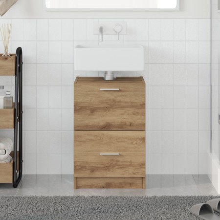Mueble para lavabo Roble artesanal 40x37x59 cm Madera de calidad by , Bathroom furniture - Ref: Foro24-868813, Price: 71,75 €...