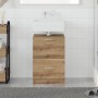 Mueble para lavabo Roble artesanal 40x37x59 cm Madera de calidad by , Bathroom furniture - Ref: Foro24-868813, Price: 71,75 €...