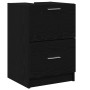 Gabinete de lavabo Roble Negro 40x37x59 cm MDF by , Bathroom furniture - Ref: Foro24-868814, Price: 75,71 €, Discount: %