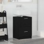 Gabinete de lavabo Roble Negro 40x37x59 cm MDF by , Bathroom furniture - Ref: Foro24-868814, Price: 75,71 €, Discount: %