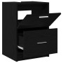 Gabinete de lavabo Roble Negro 40x37x59 cm MDF by , Bathroom furniture - Ref: Foro24-868814, Price: 75,71 €, Discount: %