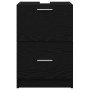 Gabinete de lavabo Roble Negro 40x37x59 cm MDF by , Bathroom furniture - Ref: Foro24-868814, Price: 75,71 €, Discount: %