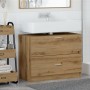 Gabinete de lavabo Roble Artesanal 78x37x59 cm Madera Engineered | Foro24.es | Tu tienda online para hogar, jardín y más Foro24.es