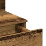 Tocador con espejo y luces LED madera de ingeniería envejecida | Foro24.es | Tu tienda online para hogar, jardín y más Foro24.es