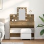 Tocador luz LED madera ingeniería roble artisan 100x40x130 cm | Foro24.es | Tu tienda online para hogar, jardín y más Foro24.es