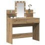 Tocador luz LED madera ingeniería roble artisan 100x40x130 cm | Foro24.es | Tu tienda online para hogar, jardín y más Foro24.es