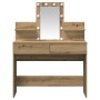 Tocador luz LED madera ingeniería roble artisan 100x40x130 cm | Foro24.es | Tu tienda online para hogar, jardín y más Foro24.es