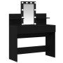 Tocador luz con LED madera ingeniería roble negro 100x40x130 cm | Foro24.es | Tu tienda online para hogar, jardín y más Foro24.es