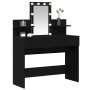 Tocador luz con LED madera ingeniería roble negro 100x40x130 cm | Foro24.es | Tu tienda online para hogar, jardín y más Foro24.es