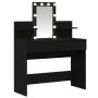 Tocador luz con LED madera ingeniería roble negro 100x40x130 cm | Foro24.es | Tu tienda online para hogar, jardín y más Foro24.es