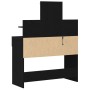 Tocador luz con LED madera ingeniería roble negro 100x40x130 cm | Foro24.es | Tu tienda online para hogar, jardín y más Foro24.es