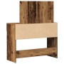 Mesa de tocador con LED Madera Vieja 100x40x120 cm by , Bedroom Dressers - Ref: Foro24-868860, Price: 131,70 €, Discount: %