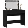 Tocador con LED roble negro 100x40x120 cm | Foro24.es | Tu tienda online para hogar, jardín y más Foro24.es